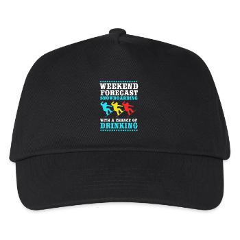 Snowboard Snowboarding Snowboard Holidays Snowboarders - Kids’ Baseball Cap - black - Front