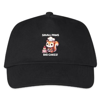 Gebäck Eichhörnchen - Kinder Basecap - Schwarz - Vorne