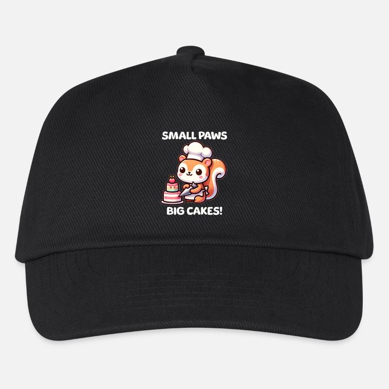 Gebäck Eichhörnchen - Kinder Basecap - Schwarz