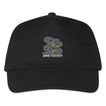 WHERE TO GO NEXT - Kids’ Baseball Cap - black - Front
