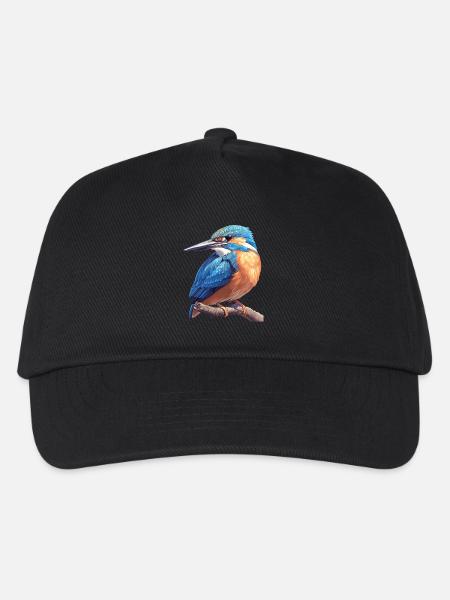 Eisvögel Eisvogel - Kinder Basecap - Schwarz