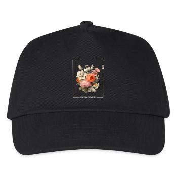 Japon Fleur Paradis Naturel Streetwear - Casquette de baseball Enfant - noir - Devant