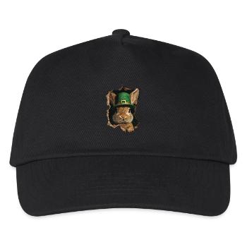 St. Patrick Kaninchen - Kinder Basecap - Schwarz - Vorne