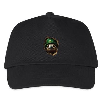 St. Patrick Faultier - Kinder Basecap - Schwarz - Vorne