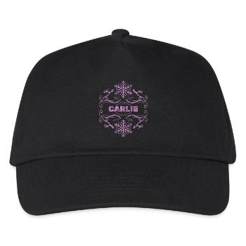 Ehefrau Carlie - Kinder Basecap - Schwarz - Vorne