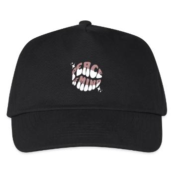 Peace of Mind – Relaxation, Mindfulness & Inner - Kids’ Baseball Cap - black - Front