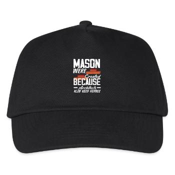 Les maçons et les maçons sont devenus des héros de la - Casquette de baseball Enfant - noir - Devant