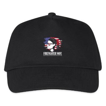Pompier Pompier - Casquette de baseball Enfant - noir - Devant