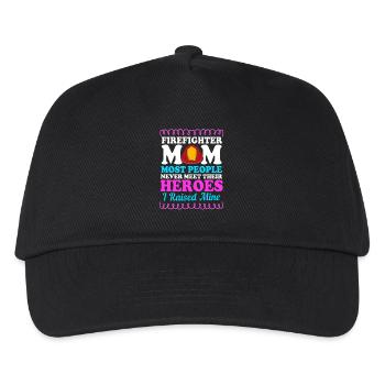 Pompier Pompier - Casquette de baseball Enfant - noir - Devant