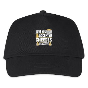 Parmesan Gouda Included Cheese In Her Life - Kids’ Baseball Cap - black - Front