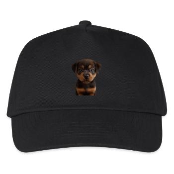 Rottweiler - Kinder Basecap - Schwarz - Vorne