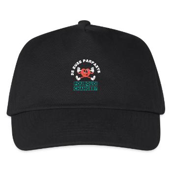 Je suis parfaite pourquoi changer - Casquette de baseball Enfant - noir - Devant