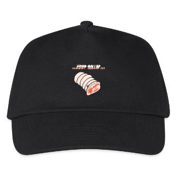 Rollbraten - Kinder Basecap - Schwarz - Vorne
