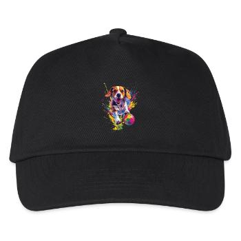 Beagle - Kinder Basecap - Schwarz - Vorne