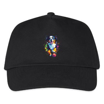 Berner Sennenhund - Kinder Basecap - Schwarz - Vorne