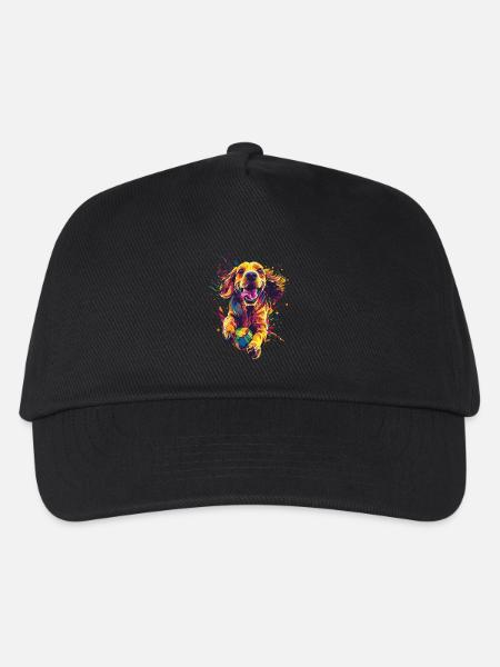 Cocker Spaniel - Kinder Basecap - Schwarz