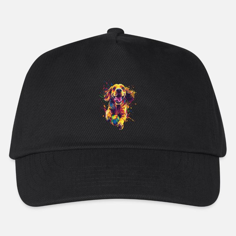 Cocker Spaniel - Kinder Basecap - Schwarz