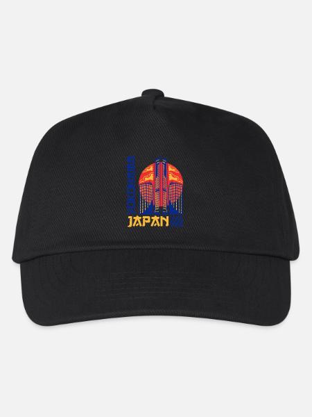 Yokohama - Japan - Kinder Basecap - Schwarz