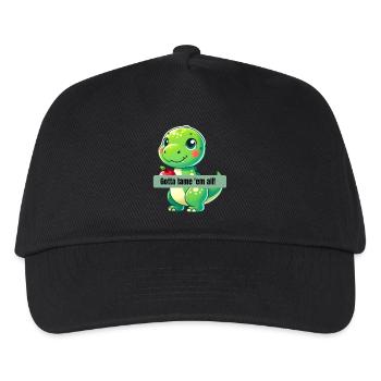 Gotta tame em all! T-Rex - Kinder Basecap - Schwarz - Vorne