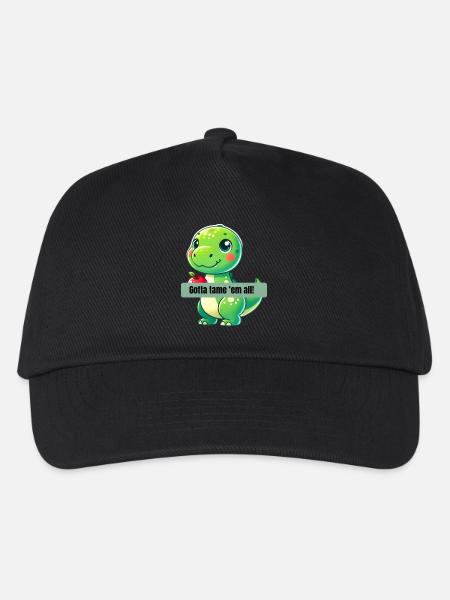 Gotta tame em all! T-Rex - Kinder Basecap - Schwarz