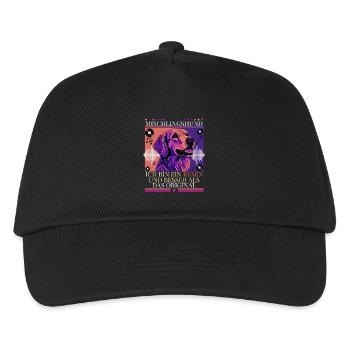 Bâtard. Le remix est meilleur que l’original. - Casquette de baseball Enfant - noir - Devant