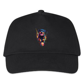 Rottweiler - Kinder Basecap - Schwarz - Vorne