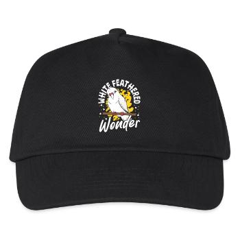Perruche d’herbe Perruche domestique Perruche albinos - Casquette de baseball Enfant - noir - Devant