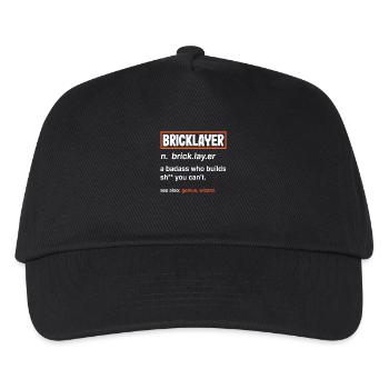 Maçon Définition Génie Sorcier Humour - Casquette de baseball Enfant - noir - Devant