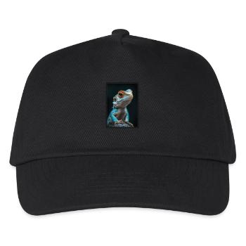 Eidechsen Eidechse - Kinder Basecap - Schwarz - Vorne