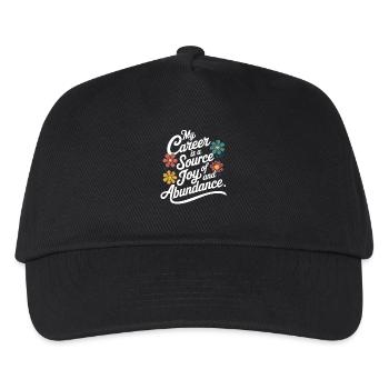 Ma carrière est une source de joie et de - Casquette de baseball Enfant - noir - Devant