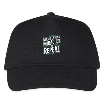 Manifester des miracles encore et encore Citation - Casquette de baseball Enfant - noir - Devant