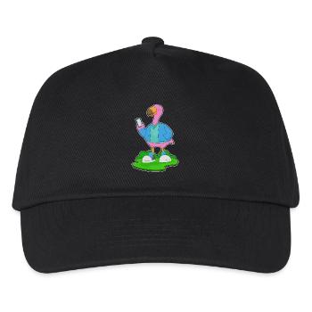 Flamingo Smartphone - Kids’ Baseball Cap - black - Front