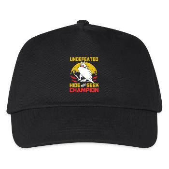Mottenmann - Kinder Basecap - Schwarz - Vorne