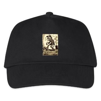 Skeleton Gentleman in the Cemetery - Kids’ Baseball Cap - black - Front