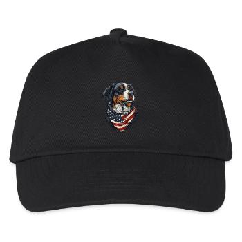 Berner Sennenhund - Kinder Basecap - Schwarz - Vorne