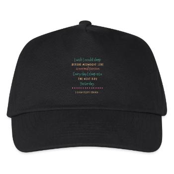Midnight Sleep Wish - Kids’ Baseball Cap - black - Front