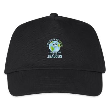 I Decided To Go Green Planet Earth Day - Kids’ Baseball Cap - black - Front