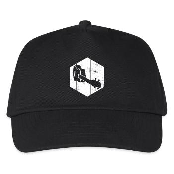 Ukulele Drawing - Kids’ Baseball Cap - black - Front