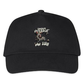 Zebra Better crazy than one of you - Kids’ Baseball Cap - black - Front