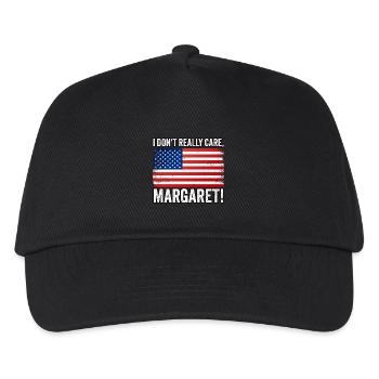I don ́t really care Margaret Gift - Kids’ Baseball Cap - black - Front
