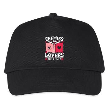 Bücher lesen Roman Enemies To Lovers Book Club - Kinder Basecap - Schwarz - Vorne