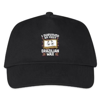 Körperwachs Brasilianisches Wachs Haarentfernung - Kinder Basecap - Schwarz - Vorne