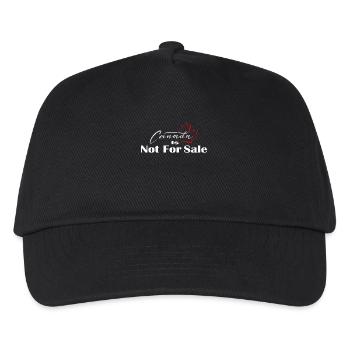 Kanada ist nicht zu verkaufen Maple Leaf Design - Kinder Basecap - Schwarz - Vorne