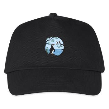Bird watching at the lake: nature experience for - Kids’ Baseball Cap - black - Front
