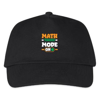 Math Teacher Math Gift - Kids’ Baseball Cap - black - Front