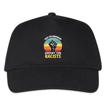 Anti-Racism Diversity, Justice & Equality - Kids’ Baseball Cap - black - Front