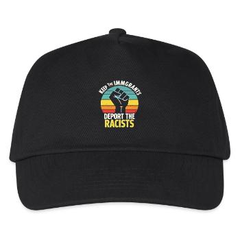 Antiracisme Diversité, justice et égalité - Casquette de baseball Enfant - noir - Devant