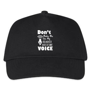 Teacher Assistant Teacher Assistant Voice - Kids’ Baseball Cap - black - Front