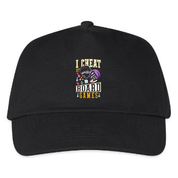 Play Dirty Game Night I Cheat at Board Games - Kids’ Baseball Cap - black - Front