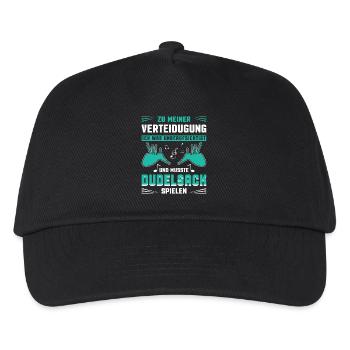Dudelsackspieler Dudelsack Männer Geschenk - Kinder Basecap - Schwarz - Vorne